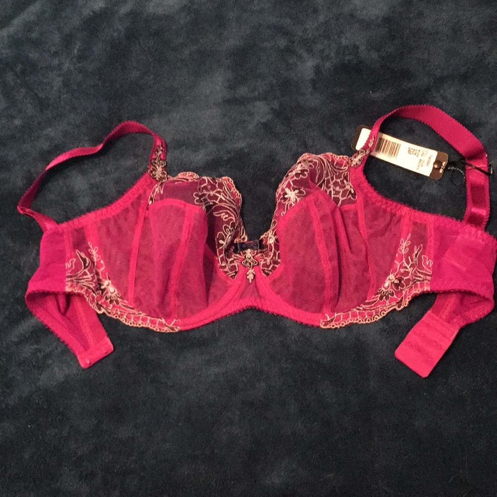 NWT Orchid Fantasie Plunge Bra UK 34F US 34G